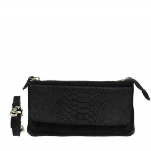 Dames mode Winter - zwarte_clutch